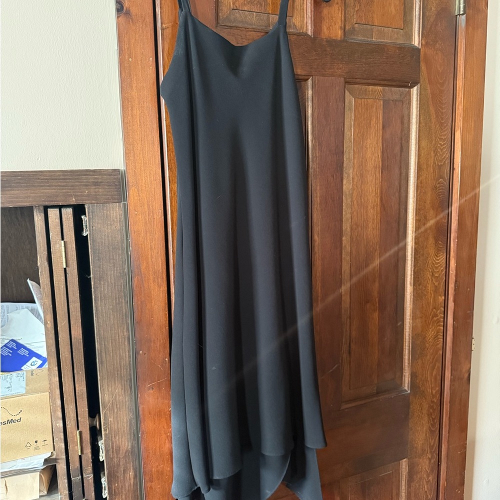 Black High Low Sleeveless Dress